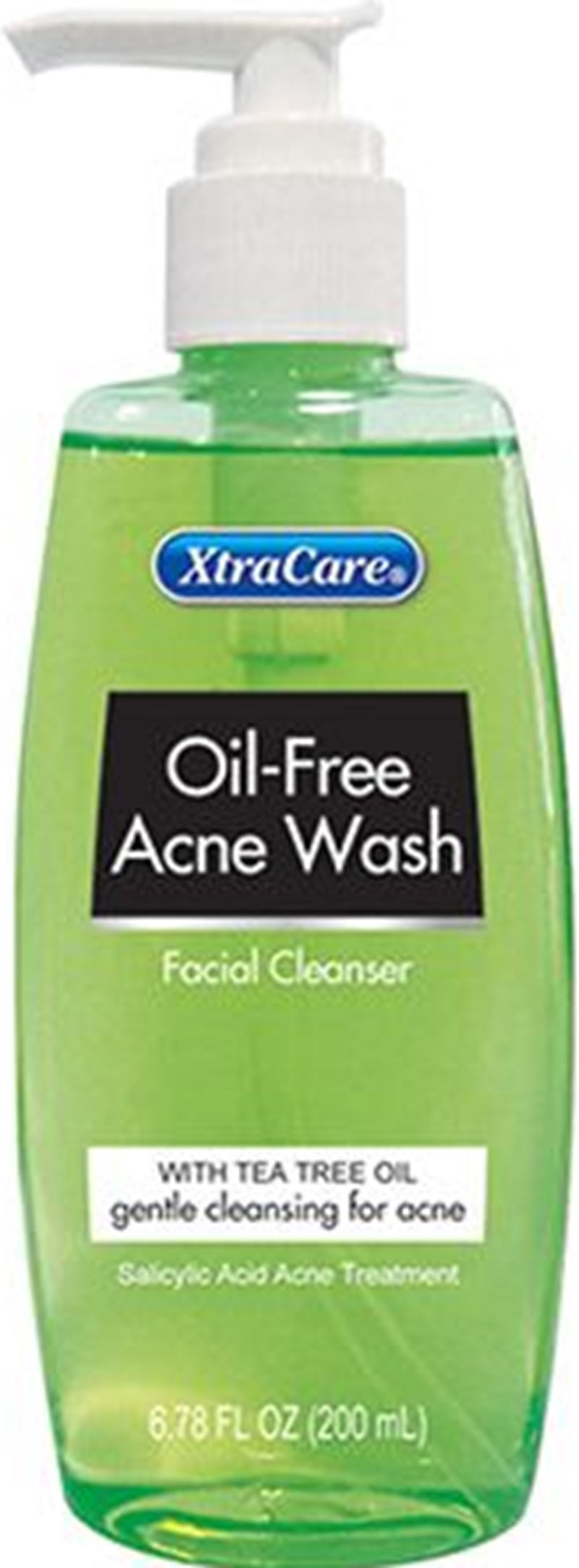 XtraCare Oil-Free Acne Wash Facial Cleanser 200ml With Tea Tree Oil (Salicylic Acid Acne Treatment)