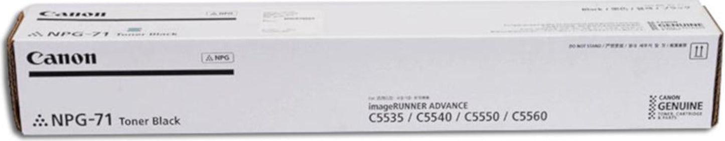 Genuine Canon TG71 GPR55 NPG71 Black Toner Cartridge 69,000 Print