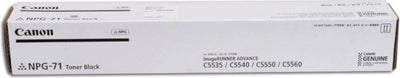 Genuine Canon TG71 GPR55 NPG71 Black Toner Cartridge 69,000 Print