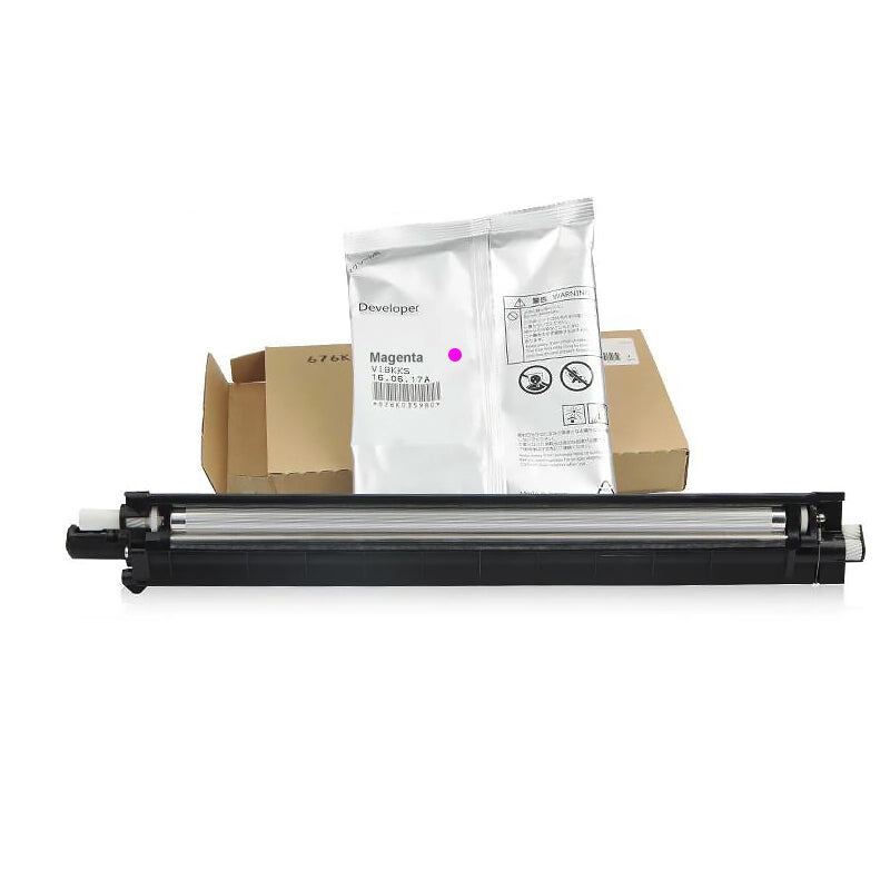 Genuine Fuji Xerox SC2020 Magenta Developer Housing Kit 38,000 Prints (604K91150, 607K40690)