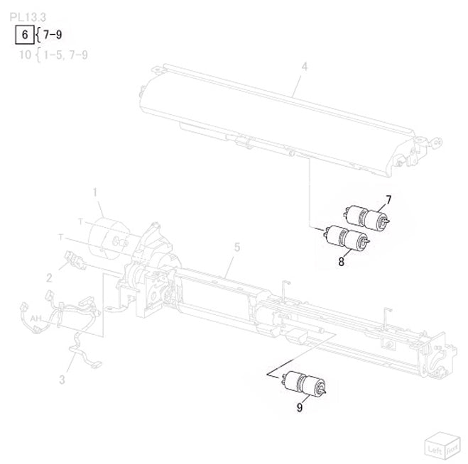 Genuine Fuji Xerox MSI Roll Kit 607K13700