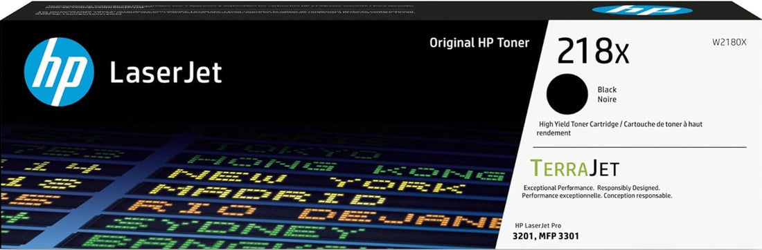 Genuine HP 218X Black High Capacity Toner Cartridge W2180X 3,200 Print