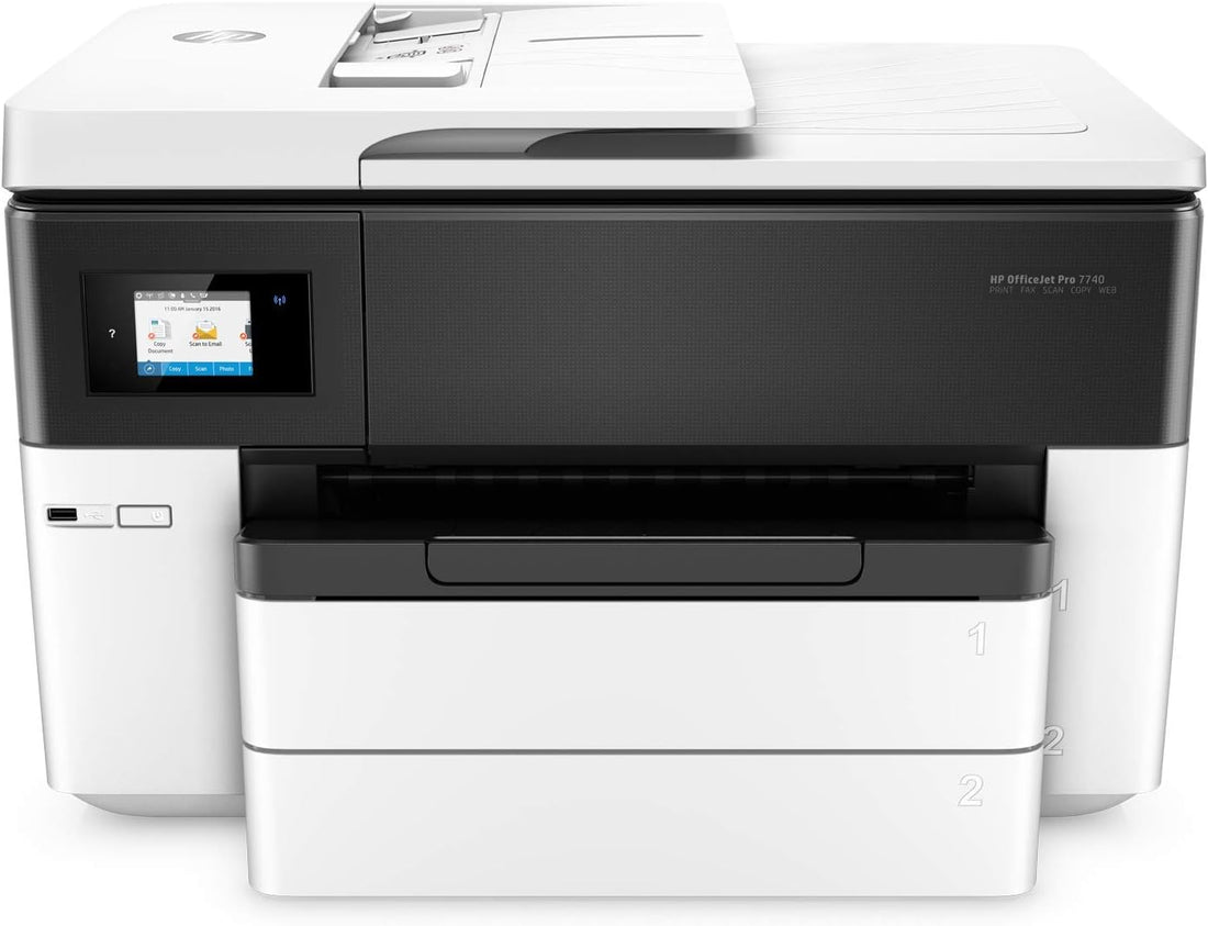 HP A3 OfficeJet Pro 7740 Wide Format All-in-One Inkjet Printer free upgrade to HP OfficeJet Pro 9730e
