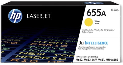 Genuine HP 655A CF452A Yellow Toner Cartridge 10,500 Prints