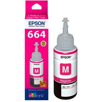 Epson T664 C13T664392 Magenta Genuine EcoTank Ink 7,500 Print
