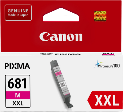 Genuine Canon CLI681XXLM Magenta Ink Cartridge 760 Print