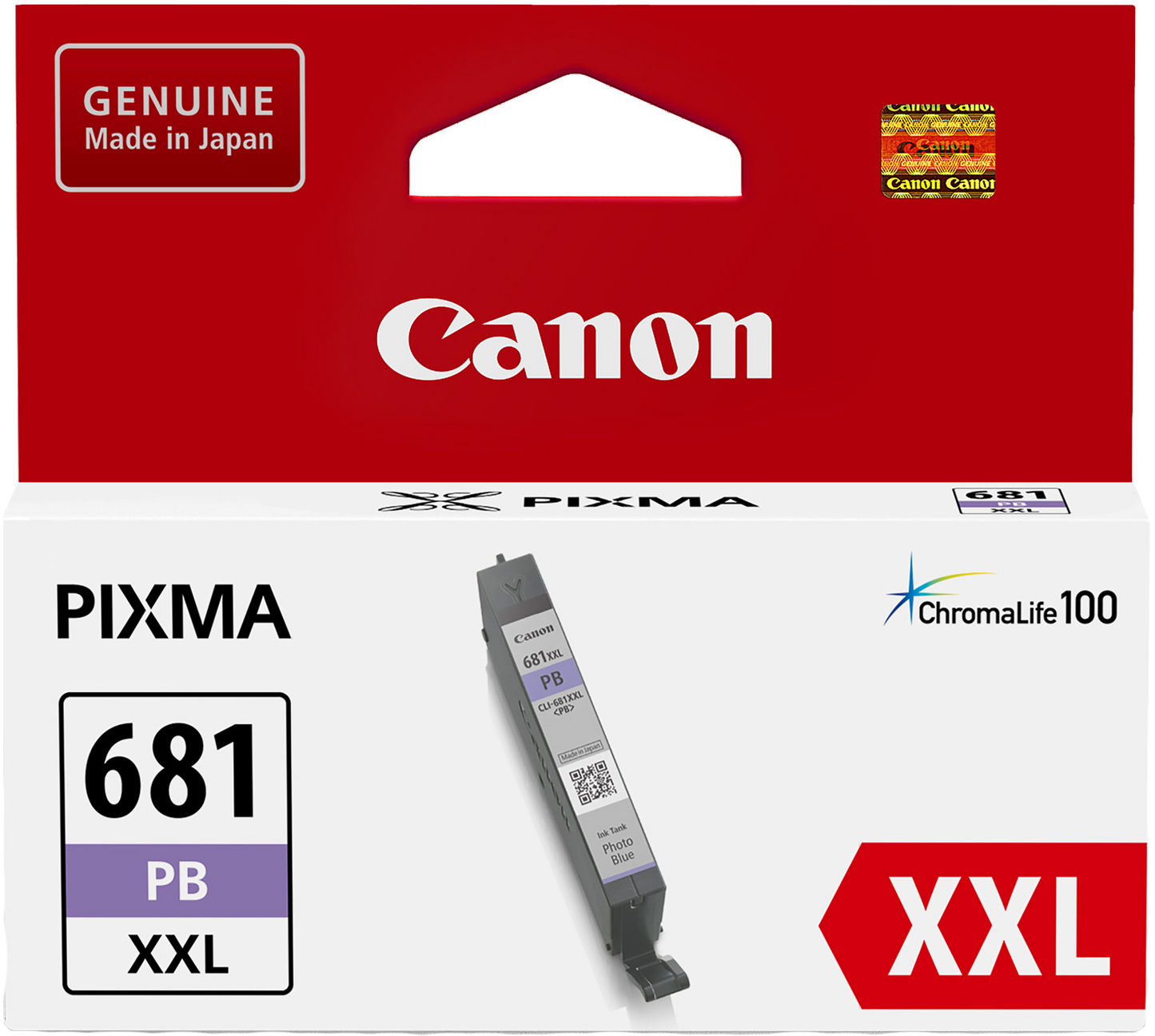 Genuine Canon CLI681XXLPB Photo Blue Ink Cartridge 9,140 Print