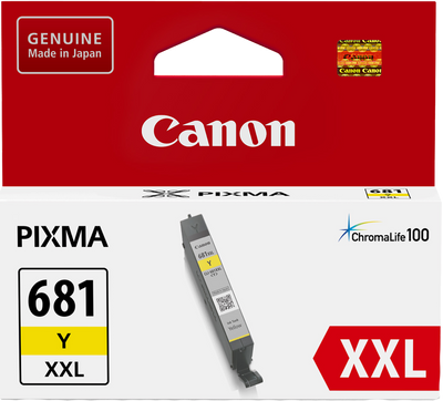 Genuine Canon CLI681XXLY Yellow Ink Cartridge 760 Print