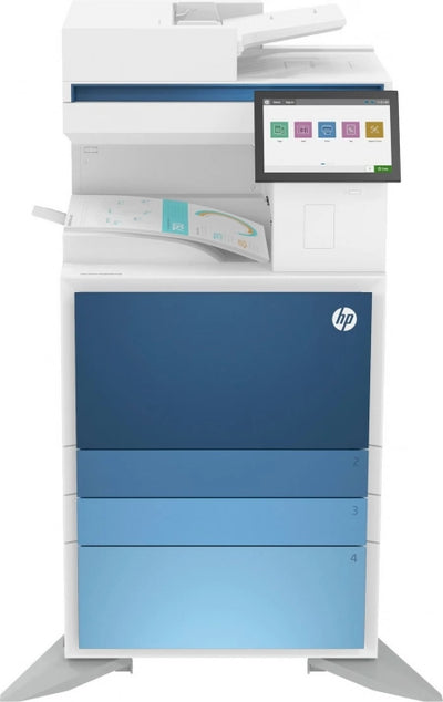 HP Color LaserJet Managed MFP E786dn Floor-standing with 4 Paper Trays