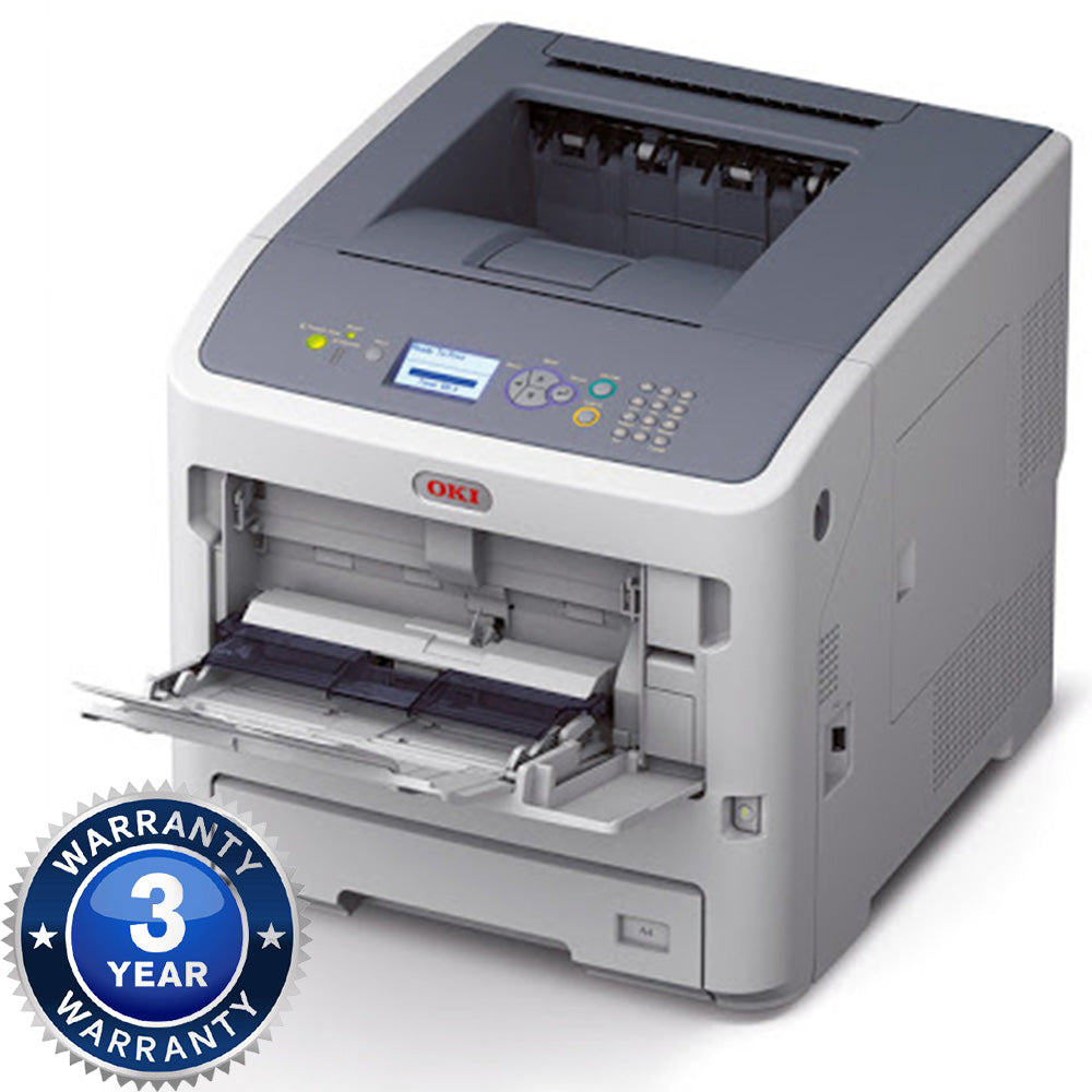 OKI B712DN 47ppm Mono Laser Printer 3yr Warranty