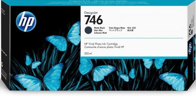Genuine HP 746 Designjet Matte Black Ink Cartridge 300ml