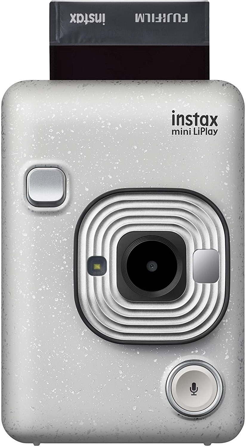 Fujifilm instax mini LiPlay Camera (Stone White)