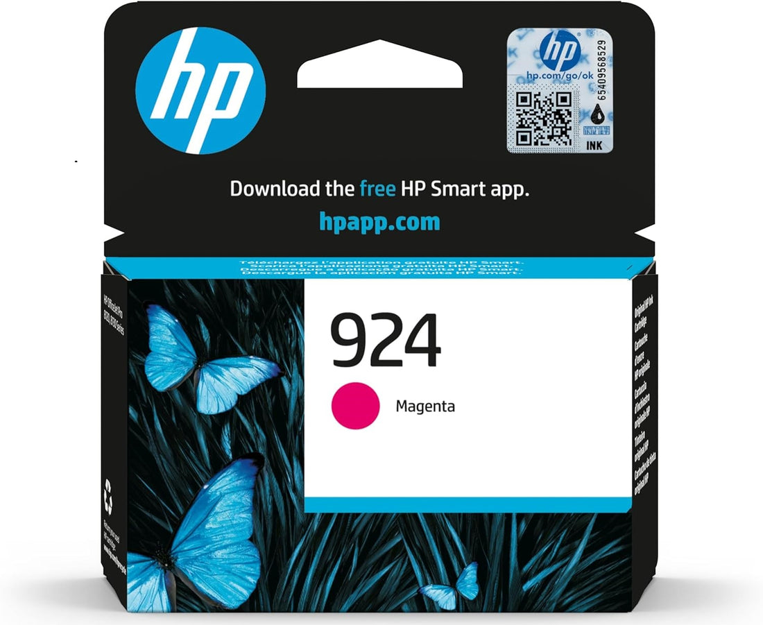 Genuine HP 924 Magenta Ink Cartridge 400 Prints 4K0U4NA
