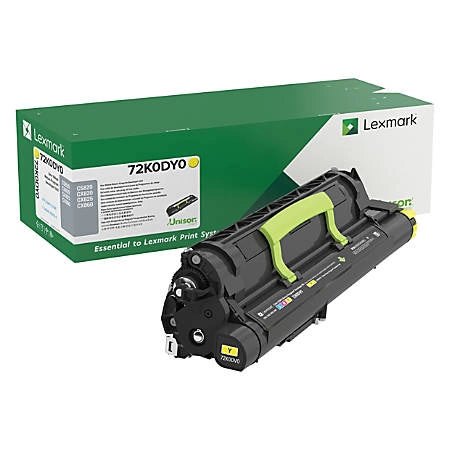 Genuine Lexmark 72K0DY0 Yellow Developer Unit 300,000 Yield