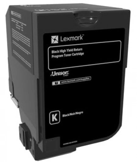 Genuine Lexmark CS725 74C6HK0 Black High Yield Toner Cartridge 20K Print Yield