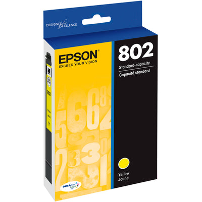 Genuine Epson 802 C13T355492 Yellow Ink Cartridge 650 Print