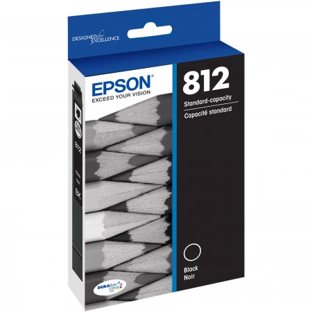 Genuine Epson 812 C13T05D192 Black Ink Cartridge 350 Prints