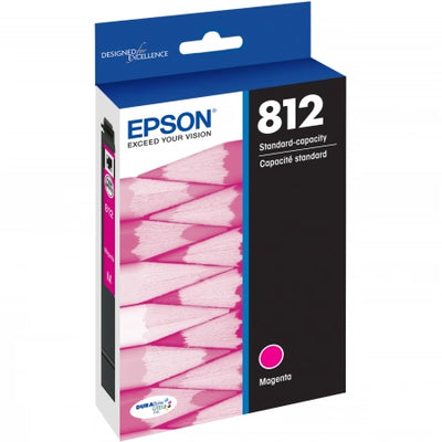 Genuine Epson 812 C13T05D392 Magenta Ink Cartridge 300 Prints