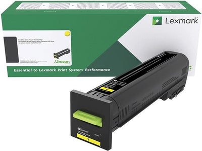 Genuine Lexmark CX825 CX860 82K6XY0 Yellow Extra High Yield Toner Cartridge 22,000 Yield