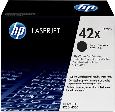Genuine HP 42X Q5942X Toner Cartridge 20,000 Pages