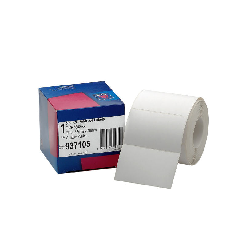 AVERY Roll address labels 78 x 48 mm 500/Rol