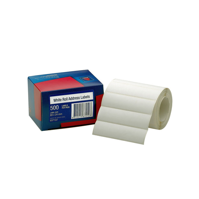 AVERY Roll address labels 89 x 24 mm 500/Rol