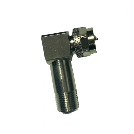 F Type Male to F Type Female Right Angle Adapter 6 Pieces