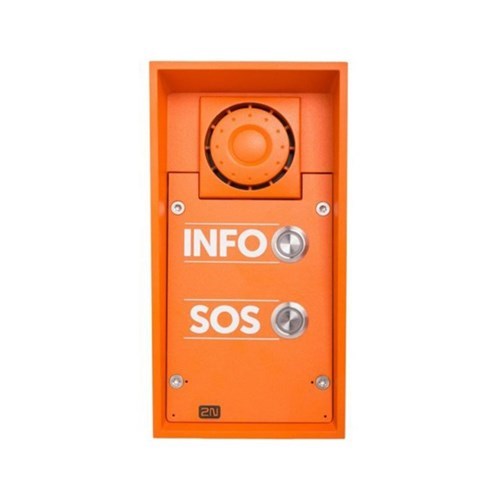 IP Safety Intercom System 2 Buttons 10W Speaker Info and SOS Label