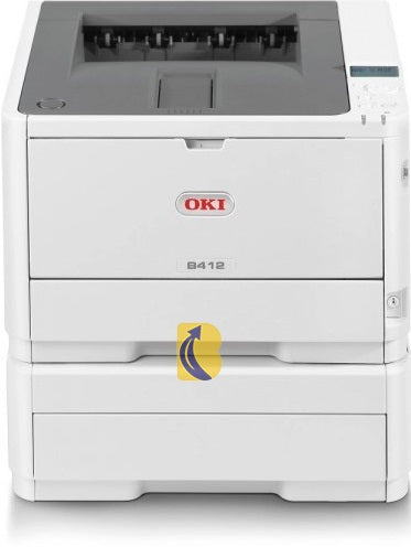 OKI B412DNT Mono Laser Printer+Extra Tray