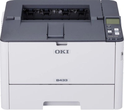 OKI B433dn A4 Compact Desktop Mono Printer, 40ppm, 3 Years Warranty*