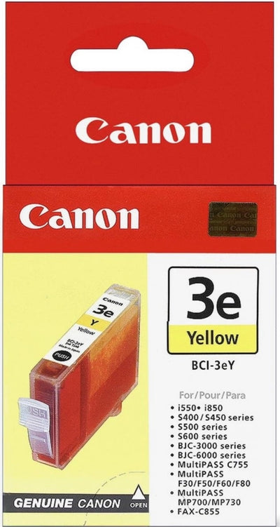 Genuine Canon BCI3EY 4482A003 Yellow Ink Cartridge 280 Prints