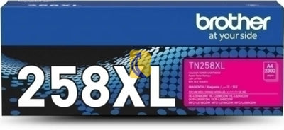 Genuine Brother TN258XLM Magenta Toner Cartridge 2,300 Prints
