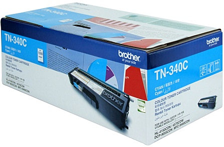 Genuine Brother TN340 Cyan Toner Cartridge 1.5k Print Yield