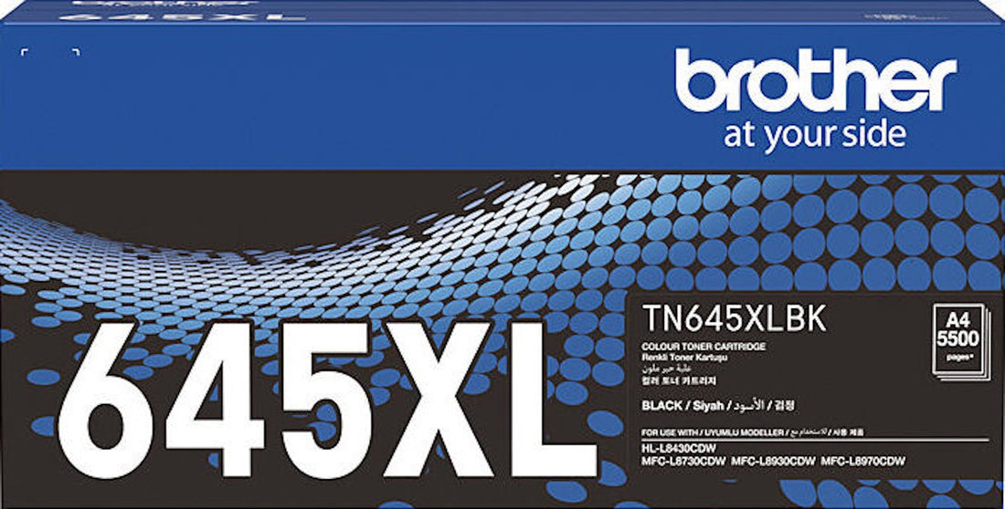 Genuine Brother TN645XL Black High Capacity Toner Cartridge 5,500 Print