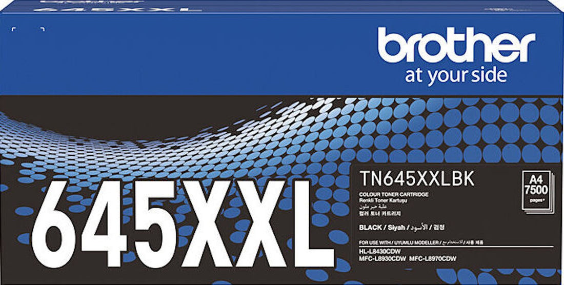 Genuine Brother TN645XXLBK Black Extra High Capacity Toner Cartridge 7,500 Print