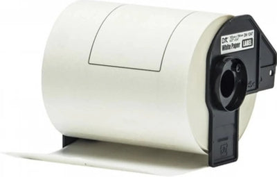 Brother DK-11241 Compatible Thermal Die-Cut Labels W/Holder 200/Roll 102 x 152mm