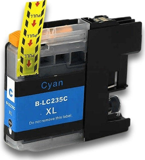 Brother LC-235XLC Cyan Compatible Ink cartridge 1.2K Print Yield