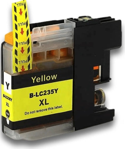 Brother LC-235XLY Yellow Compatible Ink Cartridge 1.2K Print Yield