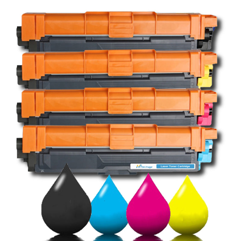 4 Pack Brother TN253 TN257 toner set compatible 1BK,1C,1M,1Y