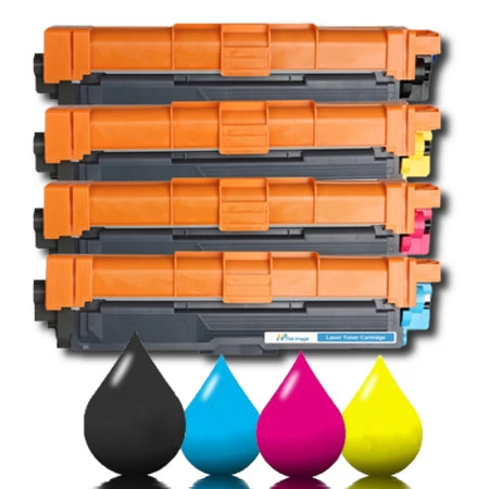 4 Pack Brother TN253 TN257 toner set compatible 1BK,1C,1M,1Y