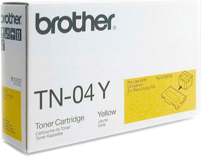 Genuine Brother TN-04Y Yellow Toner Cartridge 6.6K Print Yield