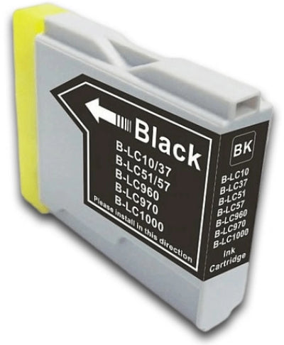 Brother LC37BK Black Compatible Ink Cartridge 350 Print Yield