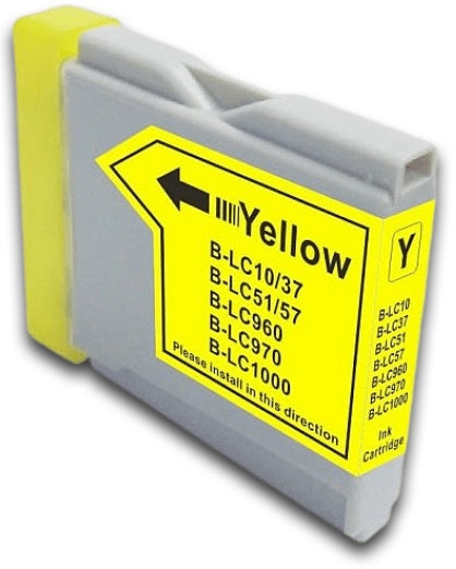 Brother LC57 Yellow Compatible Ink Cartridge 400 Print Yield