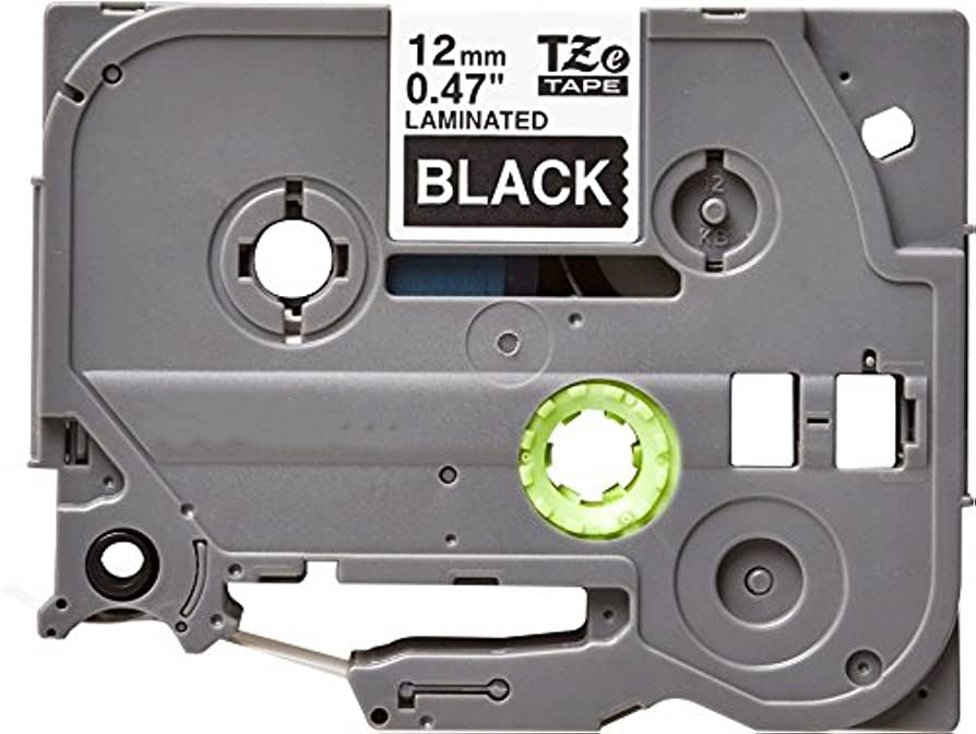 Brother TZe-335 Compatible Labelling Tape White Text On Black 12mm x 8