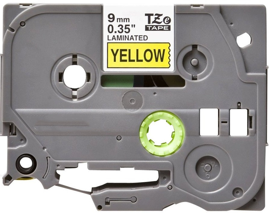 Brother TZe-621 Labelling Tape Black on Yellow 9mm x 8m Compatible