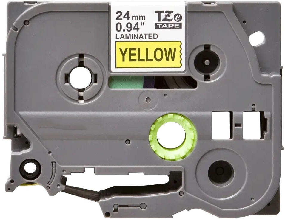 Brother TZe-651 Compatible Labelling Tape Black Text On Yellow 24mm x 8