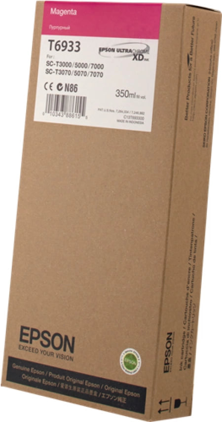 Epson C13T693300 Genuine UltraChrome XD Magenta Pigment Ink Cartridge 350ml
