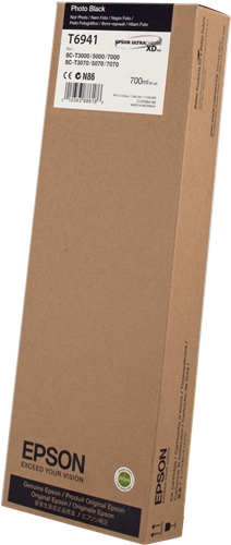 Genuine Epson C13T694100 UltraChrome XD Photo Black Pigment Ink Cartridge 700m