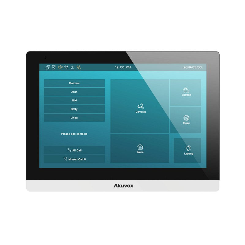 10" SMART ANDROID INTERCOM MONITOR - POE + WIFI