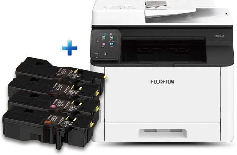 Fujifilm Apeos C325z All-In-One Colour Laser Printer Single Pass Duplex Scanner + Toner Compatible Bundle *NEW!*